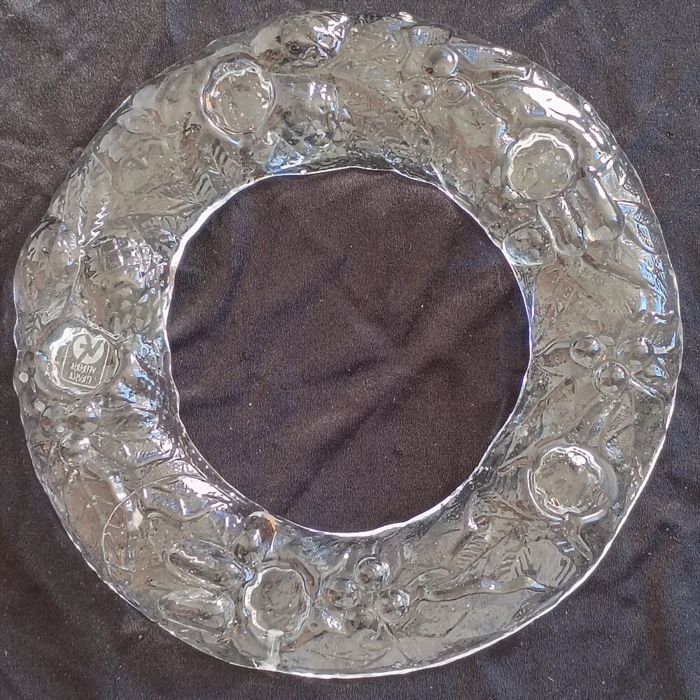 Vetreria Etrusca Italian Made Glass candle holder